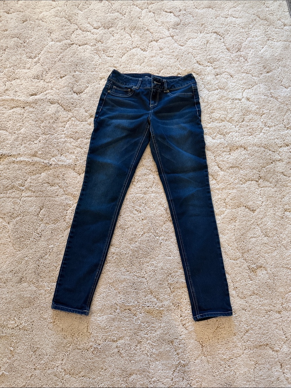 Maurices Dark Indigo Skinny Jeans